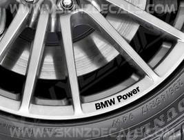 BMW Power Logo Wheel Rim Decals Kit Stickers Premium Quality Alpina M4 M... - $12.00