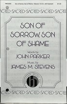 Son of Sorrow Son of Shame - Parker &amp; Stevens SAB w Keyboard Hinshaw Sheet Music - £3.88 GBP