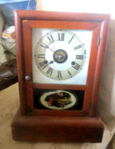 Antique Seth Thomas Key Wound Mantel Clock 30-Hour Spring Cottage - £74.73 GBP