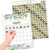 Geo Greenery Incentive Charts | Set of 25 | Home Essentials - $21.99