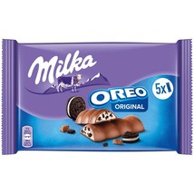MILKA &amp; Oreo chocolate covered candy bars 5pc. Made in Germany FREE SHIP... - £10.04 GBP