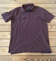 Kuhl Men’s Short Sleeve Polo Shirt Size S Brown S9x1 - £17.05 GBP