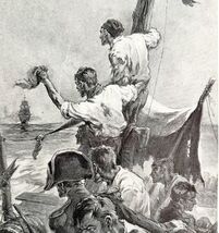 Rescue At Sea The Brig Stranded Boat Art Print 1920s Lost Ships DWS8 - $28.21 CAD