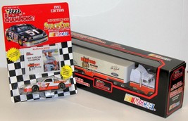 2 Nascar ~ Alan Kulwicki #7 Die-Cast Cab Racing Team Transporter &amp; Stock Car - £14.94 GBP