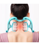 Multifunctional Manual Six-wheel Neck Massager Massage Relieve Roller Ma... - $15.95
