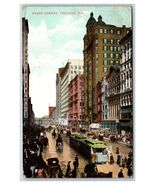 State Street View Chicago Illinois IL 1908 DB Postcard I18 - $2.92