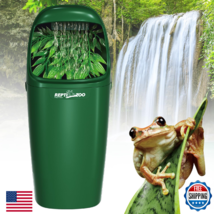 REPTIZOO Reptile Waterfall Drinking Fountain Water Dispenser - 800ml Qui... - $43.07