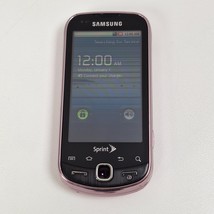 Samsung Intercept SPH-M910 Pink QWERTY Keyboard Slide Touch Phone (Sprint) - £19.65 GBP