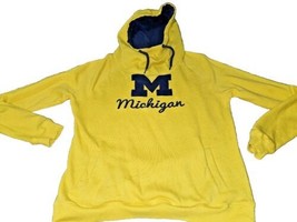 Wpmens Pullover University of Michigan Hooded  small yellow Colosseum Athletics  - £9.20 GBP