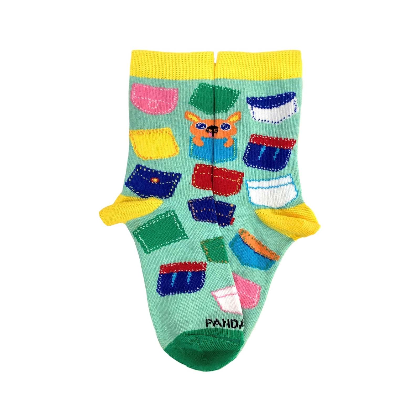 Baby Kangaroo in Pocket Socks (Ages 3-7) from the Sock Panda - $5.00