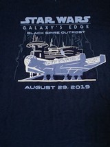 New Disney World Star Wars Galaxys Edge Opening Day Shirt Millenium Falc... - $24.75