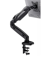 XZJ-B1-BK Single Arm Monitor Stand Black Tilt &amp; Rotate 15-27&quot; Wide Screen - $29.83 CAD