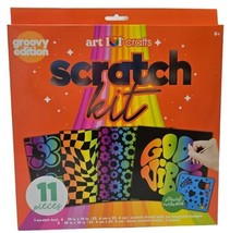 Art 101 Crafts 11 Pieces Scratch Art Kit with Stencil - New in Box - $10.88 CAD