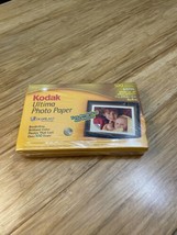 NEW Kodak Ultima Picture Photo Paper Inkjet 8.5x 11" Satin 15 Sheets KG JD - $11.87