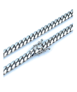 ADIRFINE 925 Sterling Silver 12mm Miami Cuban Link Chain - £277.67 GBP+