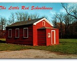 Little Red Schoolhouse Hyde Park New York NY UNP Chrome Postcard R27 - $2.92