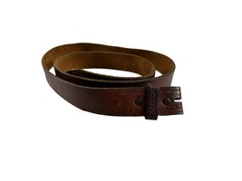 Vtg Tanned Leather Belt Tooled Floral Floral Western Cowboy Cowgirl 40.5... - £14.87 GBP