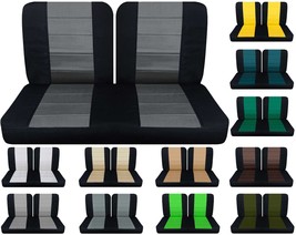 Fits 1952-1963 Chevy Bel Air 2dr sedan Front seat covers 50-50 top solid bottom - £63.75 GBP