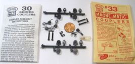 Kadee HO Model RR Parts #33 Magne-Matic Couplers w/Draft Gear 2 Pair 022... - $5.95