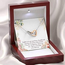 to My Daughter Daughter Gift Inseparable Love Pendant 18k Rose Gold Finish 16&quot; w - £50.64 GBP