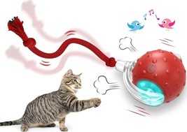 Giociv Interactive Cat Toys Ball for Indoor Cats Fast Rolling on Carpet, and Cat - £24.53 GBP
