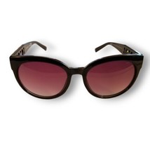 H&amp;M Women&#39;s Black Gold Cat Eye Oversized Fashion Sunglasses - $18.22