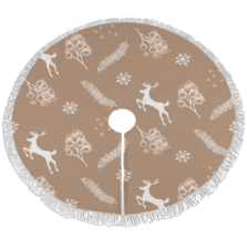 Christmas Tree Skirt With Tassels: Multiple Patterns Available - £23.97 GBP