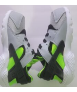 Nike Huarache Run Toddler Shoes - 8C Color volt, black gray &amp; white - $76.92 CAD