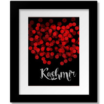 Kashmir by Led Zeppelin - Rock Music Song Lyrical Art Print, Canvas or P... - $19.00+