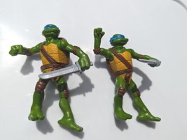 TMNT Teenage Mutant Ninja Turtles Leonardo 2007 McDonalds Action Figure Meal Toy - £18.69 GBP