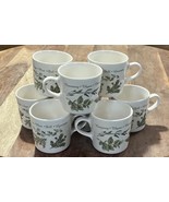 Set Of 8 Corelle Coordinates Stoneware Thymeless Herbs Coffee Tea Cups - €32,18 EUR