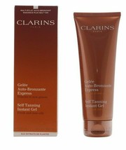 CLARINS Self Tanning Instant Gel Bronzer Tan Skin Glow SeXy 4.5oz 135ml NeW BoX - £47.56 GBP