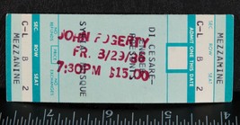 Vintage John Fogerty Ticket Stub August 29 1986 Pittsburgh Syria Mosque tob - $24.74