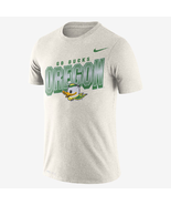 new nike Oregon Ducks Mens Football Dri-Fit cotton go ducks tee t-Shirt ... - £18.31 GBP