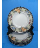 Mikasa Garden Harvest 6 1/2&quot;  Saucers Set Of  4 Plates Excellent Condition - £11.56 GBP