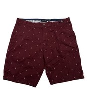 Denim &amp; Flower Men Size 36 (Measure 35x9) Purple Anchor Nautical Chino Shorts - £7.16 GBP