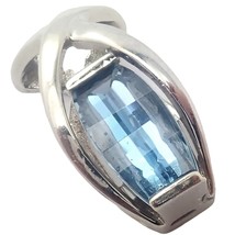 Authenticity Guarantee

Vintage Estate 14k White Gold Blue Topaz Slider ... - $506.00