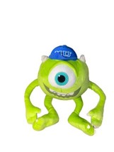 Disney Pixar Mike Wazowski Plush Monsters Inc University Stuffed Animal 11” Used - £9.78 GBP