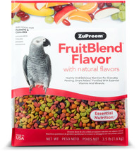 ZuPreem FruitBlend Flavor with Natural Flavors Bird Food for Parrots and Conures - £36.26 GBP