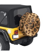 Leopard Fur Print Animal Pattern Spare Tire Cover - £29.26 GBP
