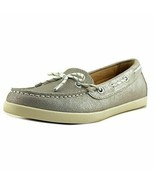 Naturalizer Womens Ginnie Silver Leather  Boat Shoes Size 9.5 NWOB - £38.93 GBP