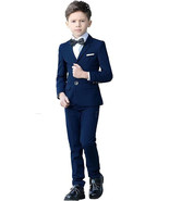 YuanLu Boys Colorful Formal Suits 5 Piece Slim Fit Dresswear Suit Set 5 ... - $543.24 MXN