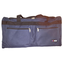 24&quot; Duffle Bag Gym Bag - Travel Bag - Carry-On Bag - Overnight Bag - Navy Blue - £23.19 GBP