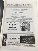 1958 Stagebill Goodman Memorial Theatre Fitzroy Davis in Billy Budd - £14.97 GBP