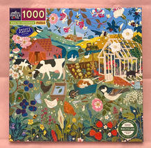 eeBoo jigsaw puzzle English Hedgerow 1000 piece British fauna Victoria B... - $8.00