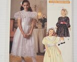 *L34) Vintage 1990 Butterick Little Vogue Design Sewing Dress Patterns 7763 - $11.87