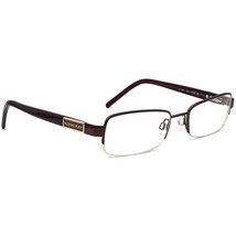 Burberry Eyeglasses B 1045 1004 Brown Half Rim Frame Italy 51[]19 135 - £78.62 GBP
