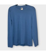 ICEBREAKER blue long sleeve merino wool shirt size large men’s outdoor h... - $35.00