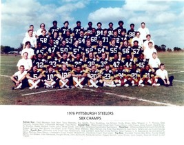 1976 PITTSBURGH STEELERS 8X10 TEAM PHOTO NFL FOOTBALL PICTURE SB CHAMPS - $4.94