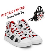 Diamonds Ace Forever-Harley Quinn Inspired Trainers &amp; Shoulder Bag Set. - £147.97 GBP